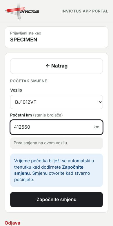 Početak smjene