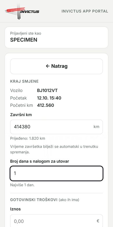 Kraj smjene