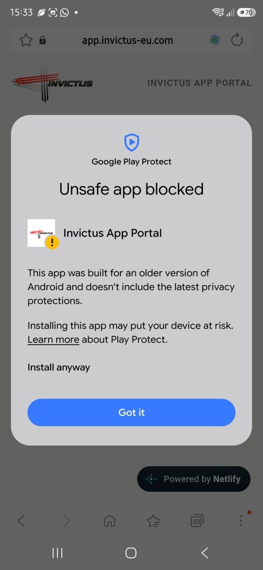 Play Protect – Install anyway