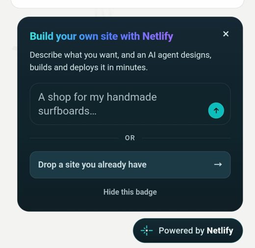 Hide this badge